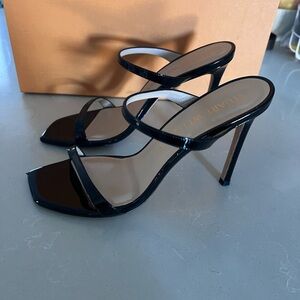 Stuart Weitzman Black Steap heels Size 9 1/2